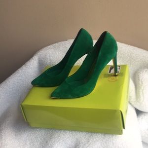 Lime green Ted Baker stilettos